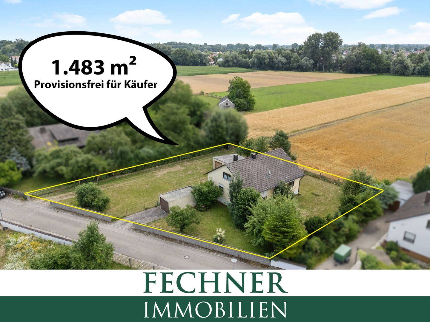 Sofort verfügbar – Ortsrandlage in IN-Oberbrunnenreuth – großzügige 1.483 m² Grundstücksfläche!, 85051 Ingolstadt