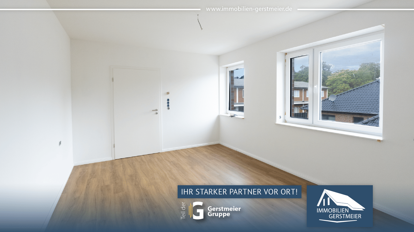 Stilvolle 3-Zimmer-Wohnung im Neubau, 1. OG – Aufzug, Balkon & Ortskernlage, 26670 Uplengen
