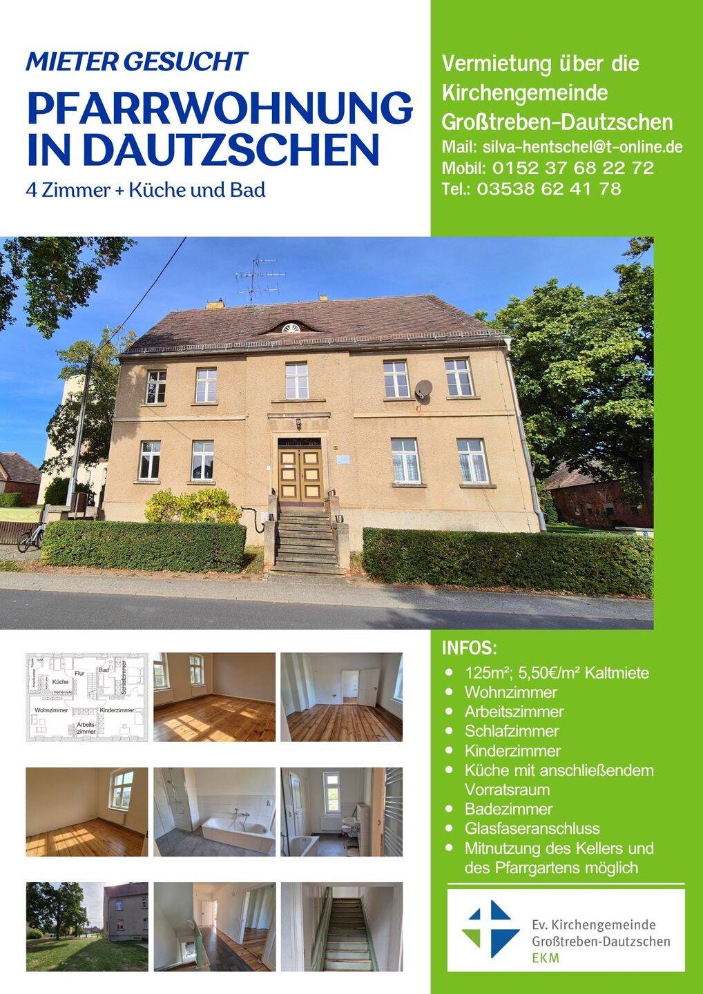 Erstvermietung nach Vollsanierung der ehemaligen Pfarrwohnung, 4886 Beilrode