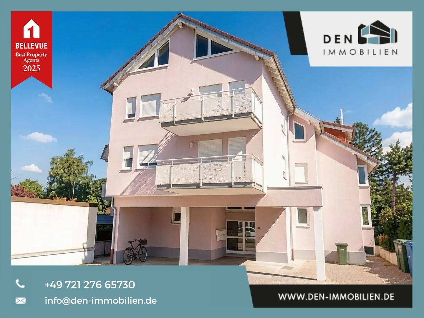 Ein Zuhause mit Charakter – Maisonette-DG Wohnung mit Balkon und Nussbaumparkett in Friedrichstal, 76297 Stutensee