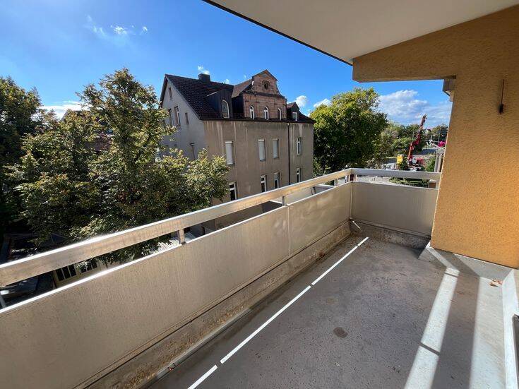 Sehr schöne 1-Zi-Wohnung mit großem Balkon in top Lage am Cramer-Klett-Park, 90489 Nürnberg (Gärten bei Wöhrd Rennweg Veilhof Wöhrd)