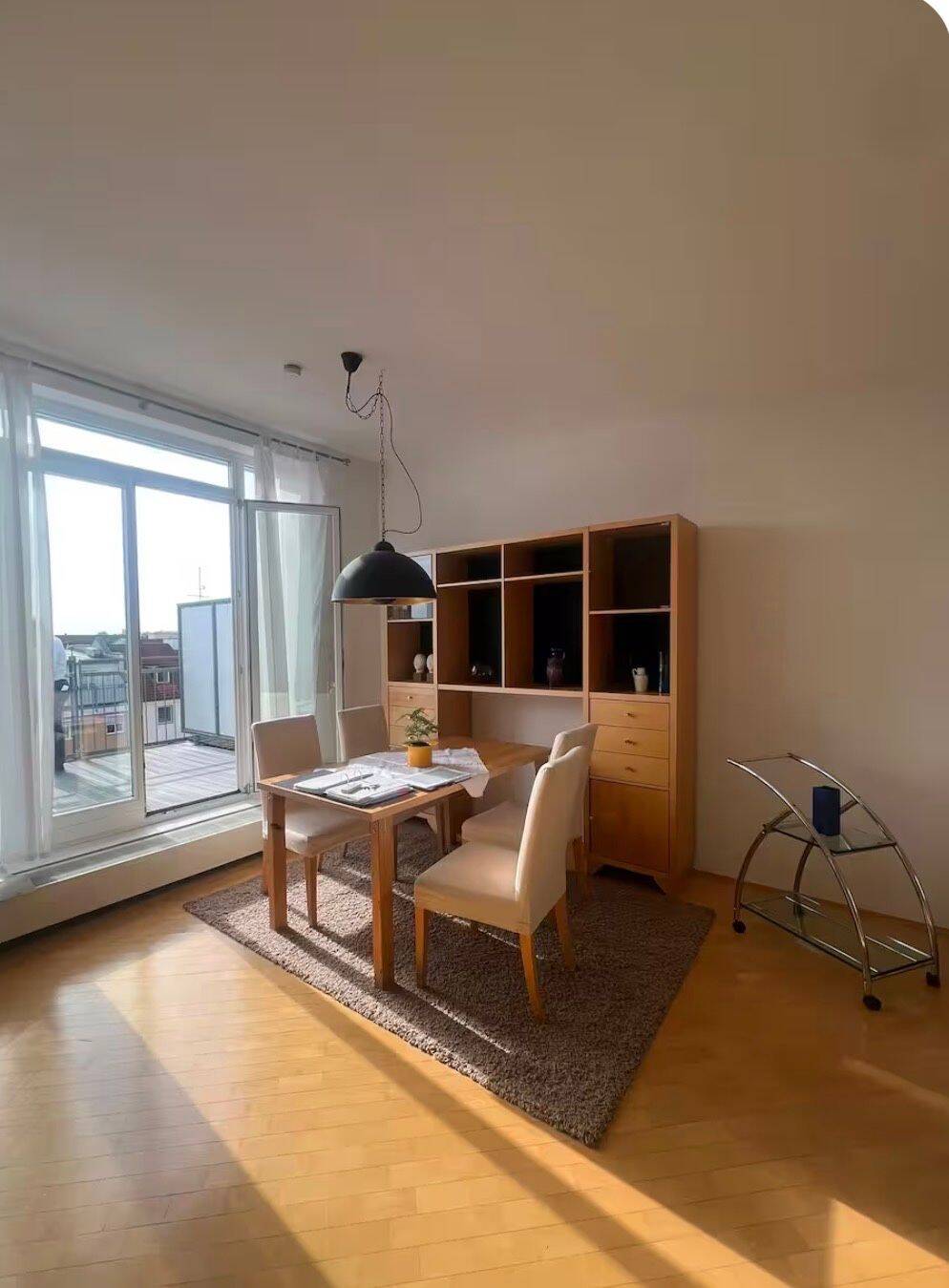 2-Zimmer-Wohnung, 58 qm, vollmöbliert, große Terrasse, 80804 München (Schwabing-Freimann Schwabing-West)