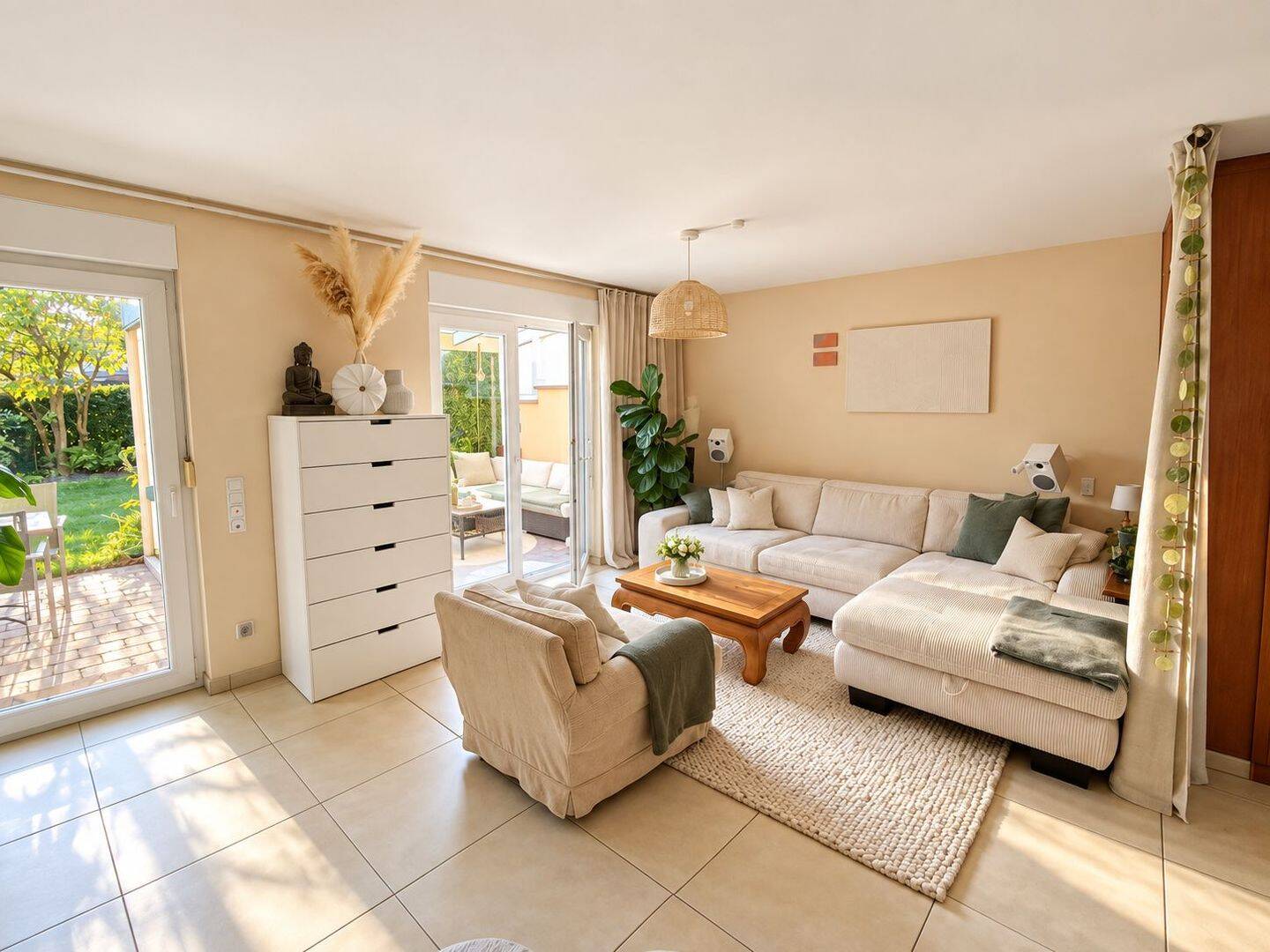 Modernes KfW-55-Reiheneckhaus mit 145 m², ausgebautem Dachgeschoss und zwei Garagen in Kaltenweide, 30855 Langenhagen