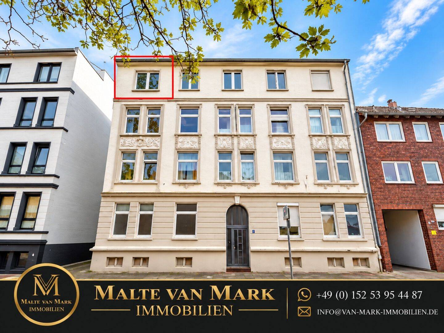 Charmantes Wohnen im Altbau – gepflegte Dachgeschosswohnung mit Balkon in Wilhelmshaven, 26384 Wilhelmshaven (Heppens Heppenser Groden Innenhafen Innenstadt Neuende)