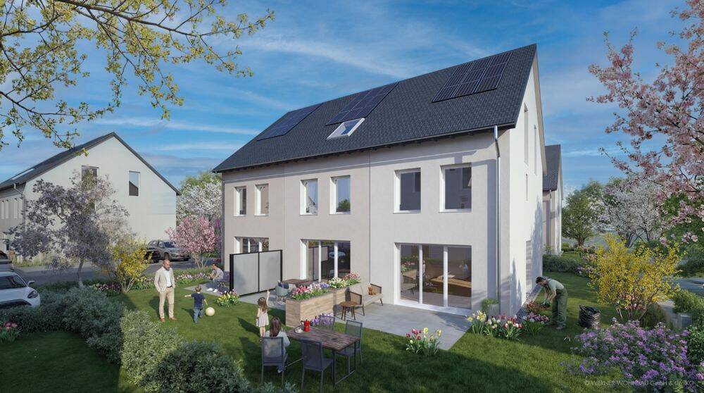 Riedstadt-Wolfskehlen: Modernes Reihenendhaus (136 m²) mit KfW-40-NH Fördermöglichkeit, 64560 Riedstadt
