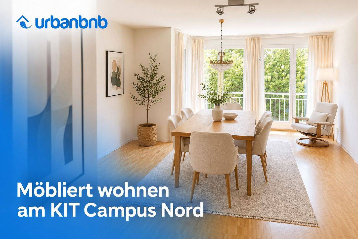 Möblierte 4-Zimmer-Wohnung nahe KIT Campus Nord, 76344 Eggenstein-Leopoldshafen