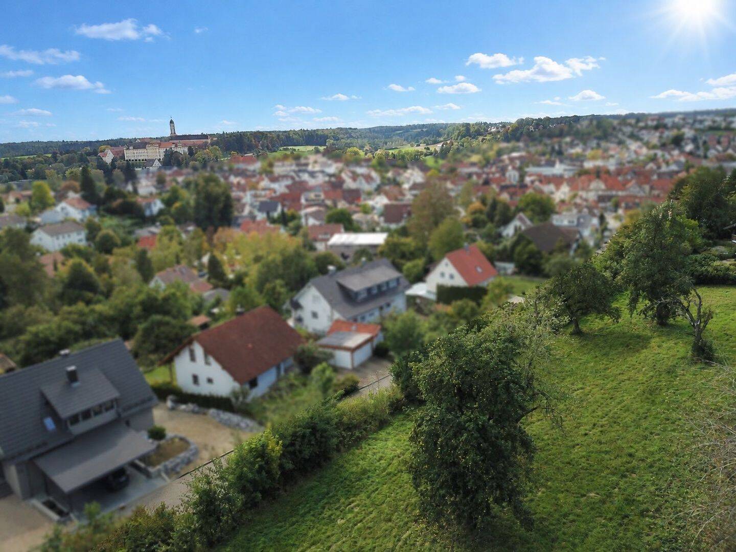 2 attraktive Bauplätze in traumhafter Aussichtslage in 88416 Ochsenhausen, Laubacherweg, 88416 Ochsenhausen