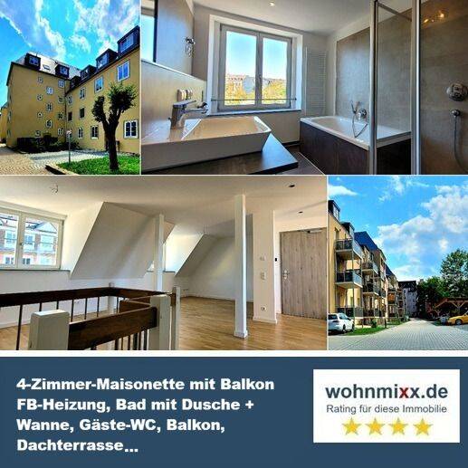 Maisonetten- verliebt!, 9126 Chemnitz (Altchemnitz Bernsdorf Gablenz Lutherviertel Sonnenberg)
