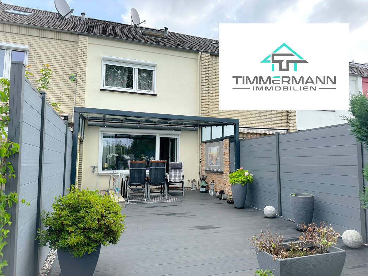 Reihenmittelhaus auf Erbpachtgrundstück mit überdachter Terrasse, 23569 Lübeck (Kücknitz Travemünde)