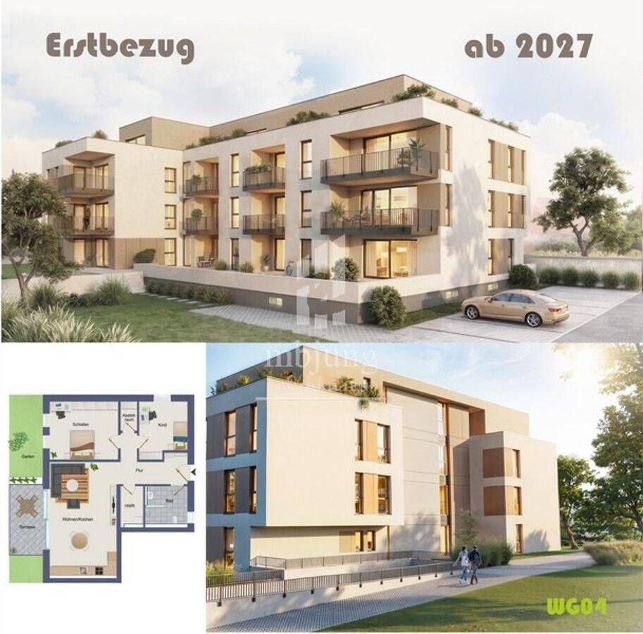 Helle, moderne Terrassenwohnung in Kues – Erstbezug – WG04, 54470 Bernkastel-Kues