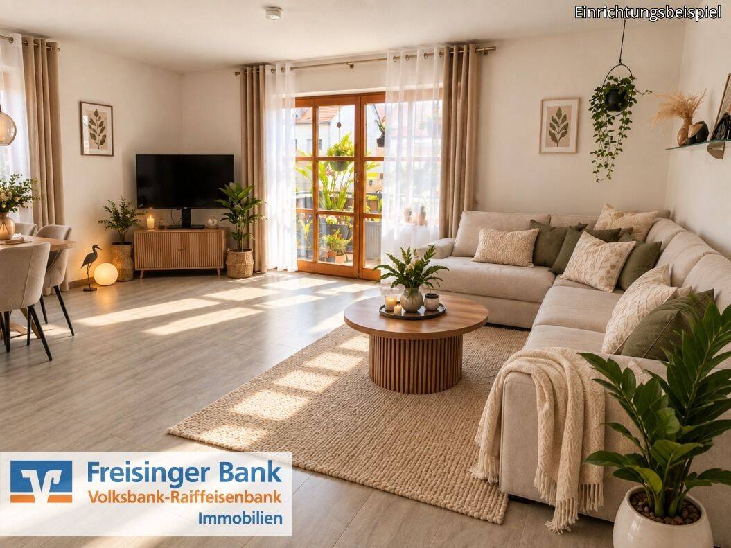 Stilvolle 3-Zimmer-Wohnung mit Sonnenbalkon & idealer Raumaufteilung in Nandlstadt, 85405 Nandlstadt