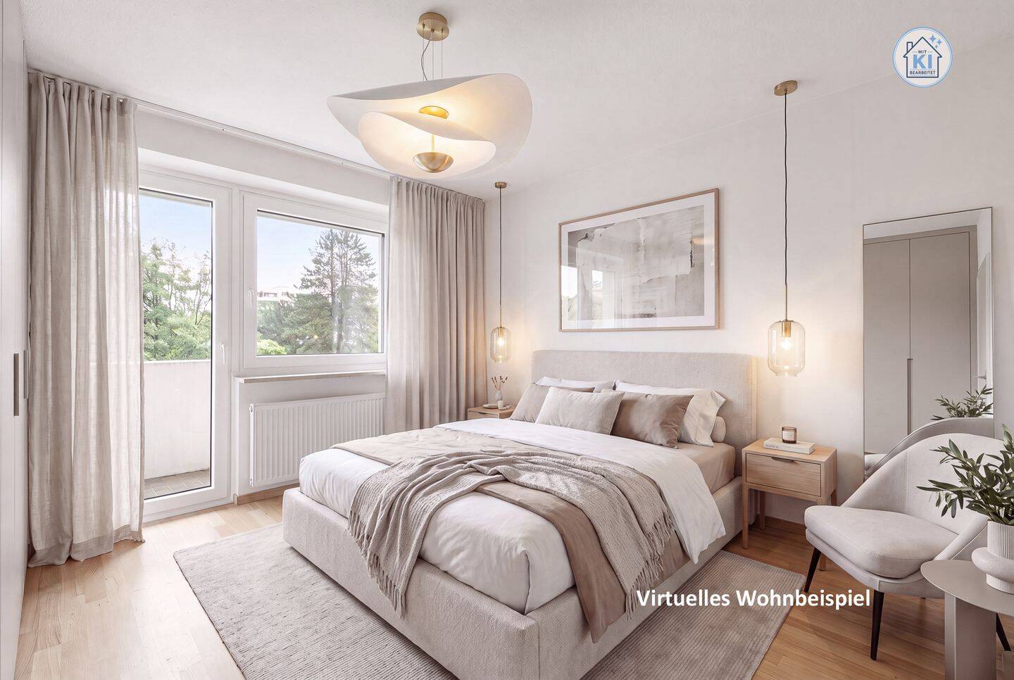 Bezugsbereit – Gepflegte 2-Zimmer-Wohnung mit großem Balkon und TG-Stellplatz – Möblierung inklusive, 81735 München (Berg am Laim Ramersdorf-Perlach Trudering-Riem)