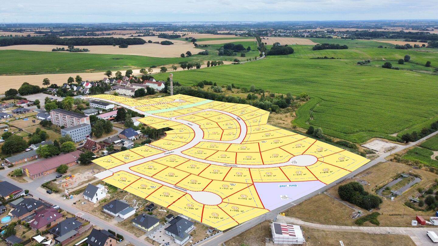 *Randlage* Baugrundstück Gr. K – 18 in Groß Stieten, südlich der Hansestadt Wismar, 23972 Groß Stieten
