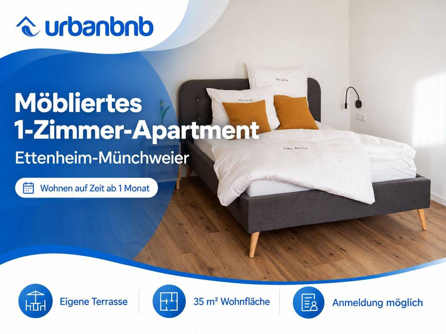 Apartment mit Terrasse – Wohnen auf Zeit in Ettenheim-Münchweier, 77955 Ettenheim