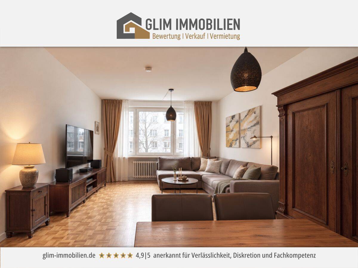 Helle, gut geschnittene 3 Zimmer Wohnung in Krefeld-Innenstadt, Königstrasse, 47798 Krefeld (Cracau Dießem/Lehmheide Inrath/Kliedbruch Kempener Feld/Baakeshof Stadtmitte)