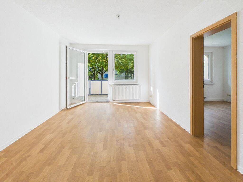 2-Raum-Wohnung im Erdgeschoss mit Balkon auf dem Sonnenberg, 9130 Chemnitz (Hilbersdorf Sonnenberg Yorckgebiet Zentrum)