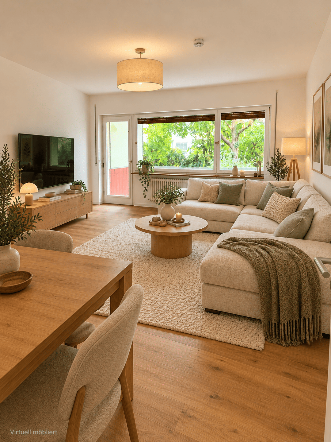 Helle, einladende 3-Zimmer-Wohnung mit großzügigem Balkon und idyllischem Blick ins Grüne, 90419 Nürnberg (Kleinweidenmühle Sankt Johannis)