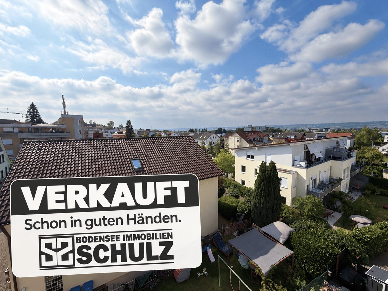 VERKAUFT! Über den Dächern – freie 3-Zimmer-Dachwohnung mit Blick zum Säntis und die Schweizer Berge, Garage, 78467 Konstanz