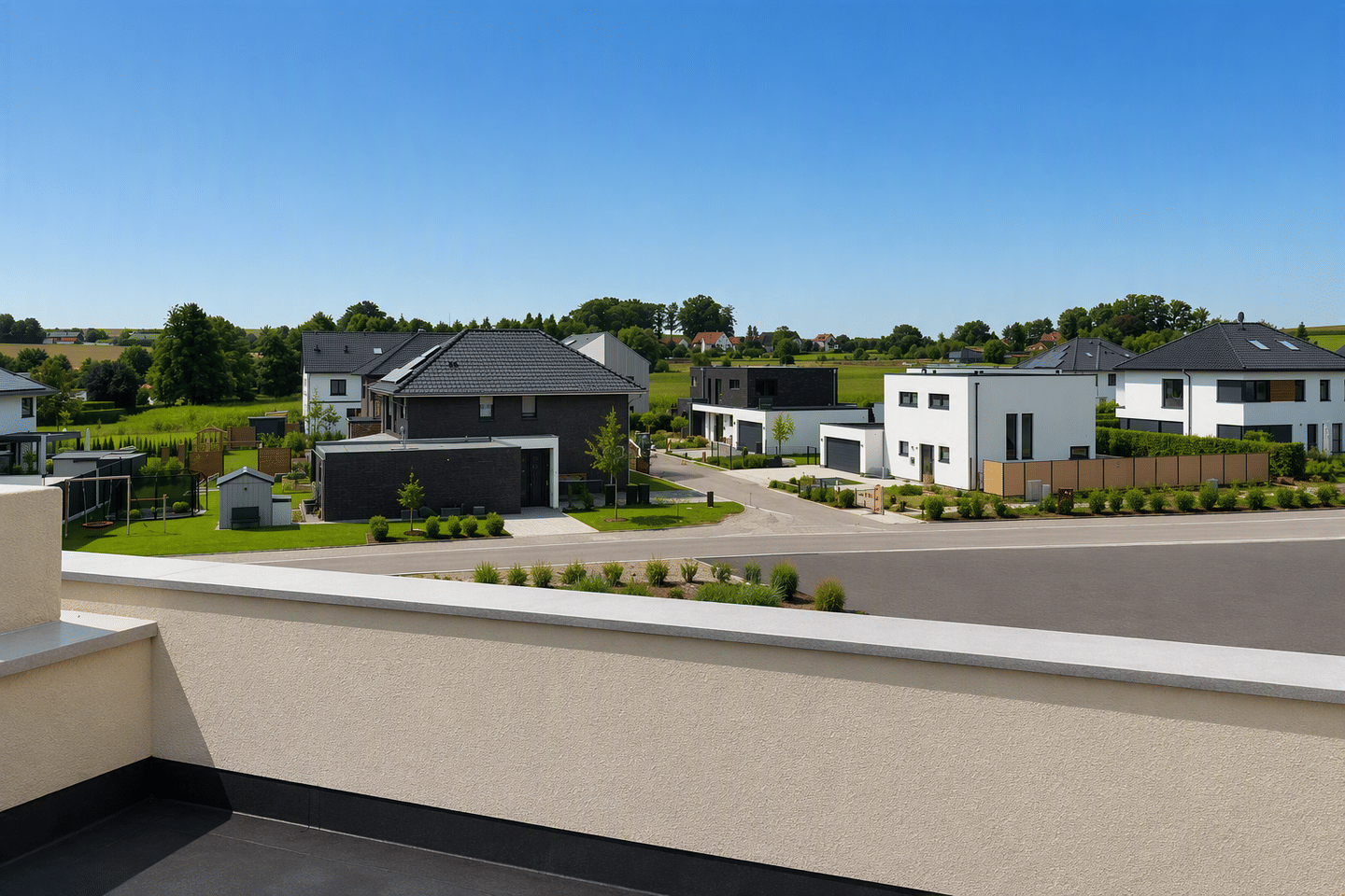 Wohnung-Erstbezug mit XL-Südterrasse, Weitblick & Aufzug KFW40, 49326 Melle