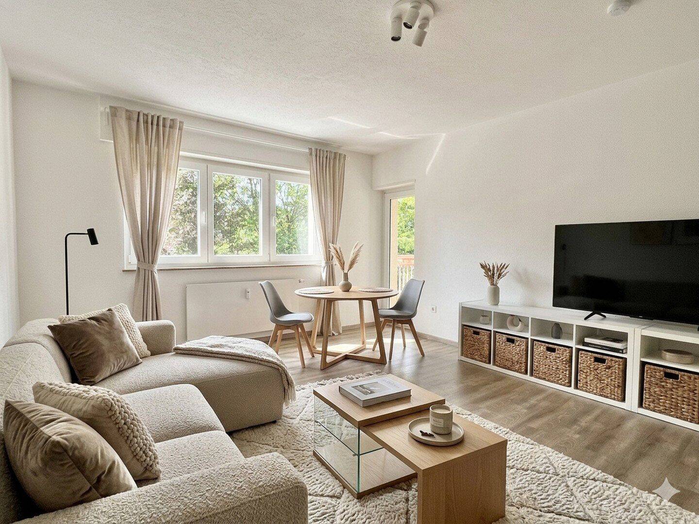 Kernsanierte 3-Zimmer-Wohnung mit Balkon in Stuttgart-Ost, Halbhöhenlage, 70186 Stuttgart (Ost)