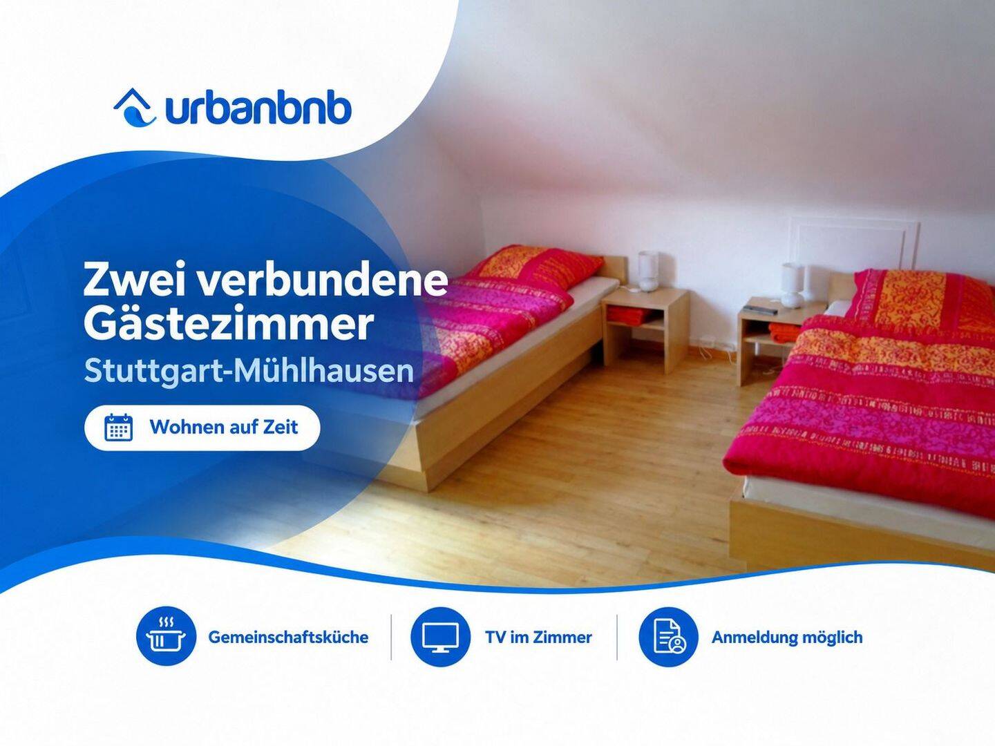 Pension Stuttgart Gästezimmer für Ihre günstige Übernachtung und Wohnen auf Zeit, 70378 Stuttgart
