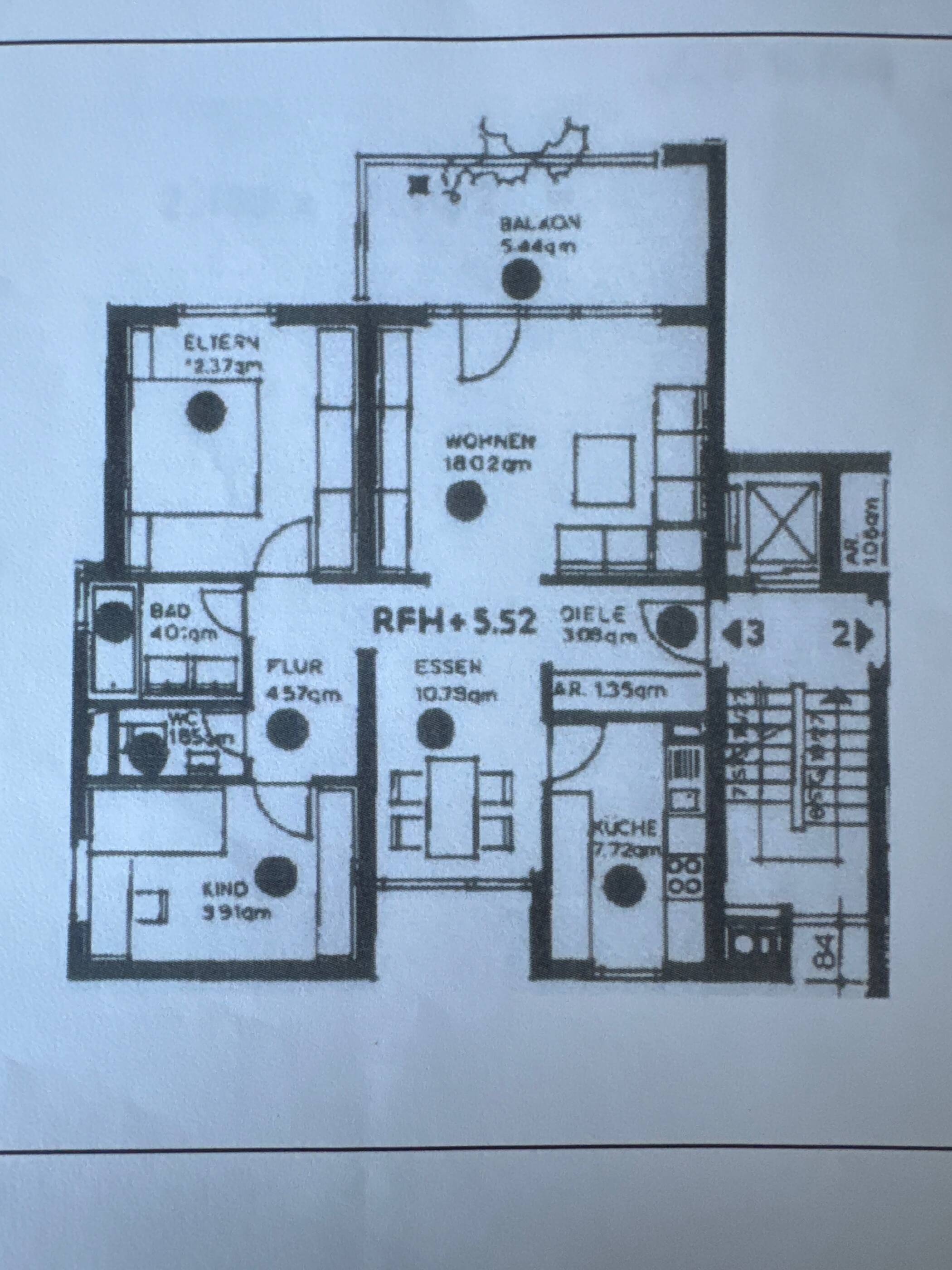Mietwohnung, 3,5 Zimmer, 76 m², in Stuttgart, 70469 Stuttgart (Feuerbach Zuffenhausen)