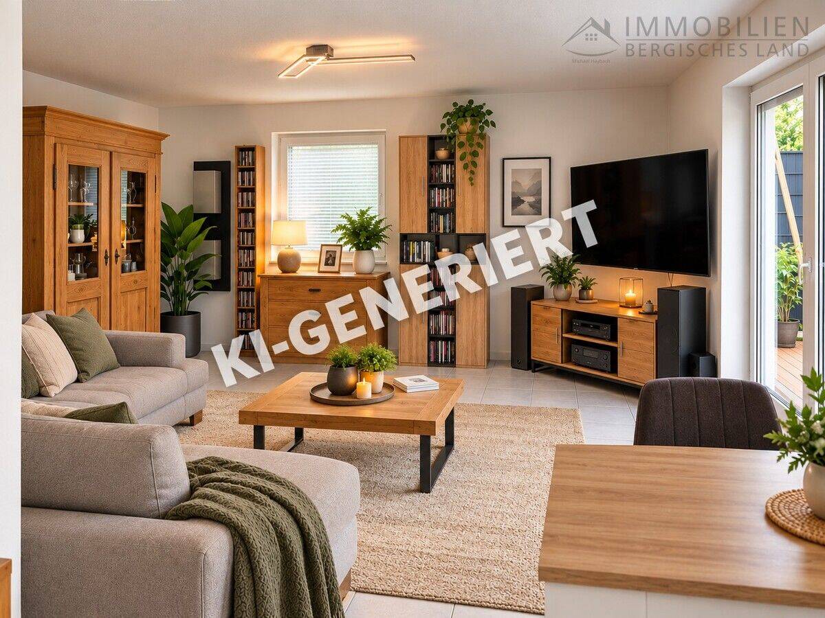 GEPFLEGTE UND BARRIEREARME SOUTERRAINWOHNUNG MIT TERRASSE UND STELLPLATZ – IDEAL FÜR SINGLES ODER PAARE, 42499 Hückeswagen