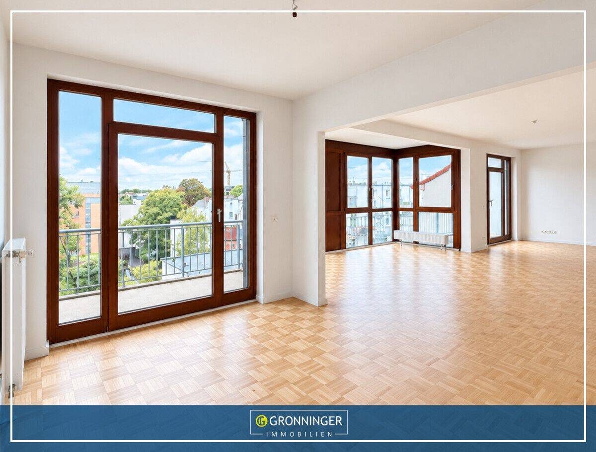 Winterhude nahe der Alster: Helle 4-Zi.-Wohnung mit 2 Balkonen & Fahrstuhl, 22303 Hamburg (Hamburg-Nord Barmbek-Nord Winterhude)