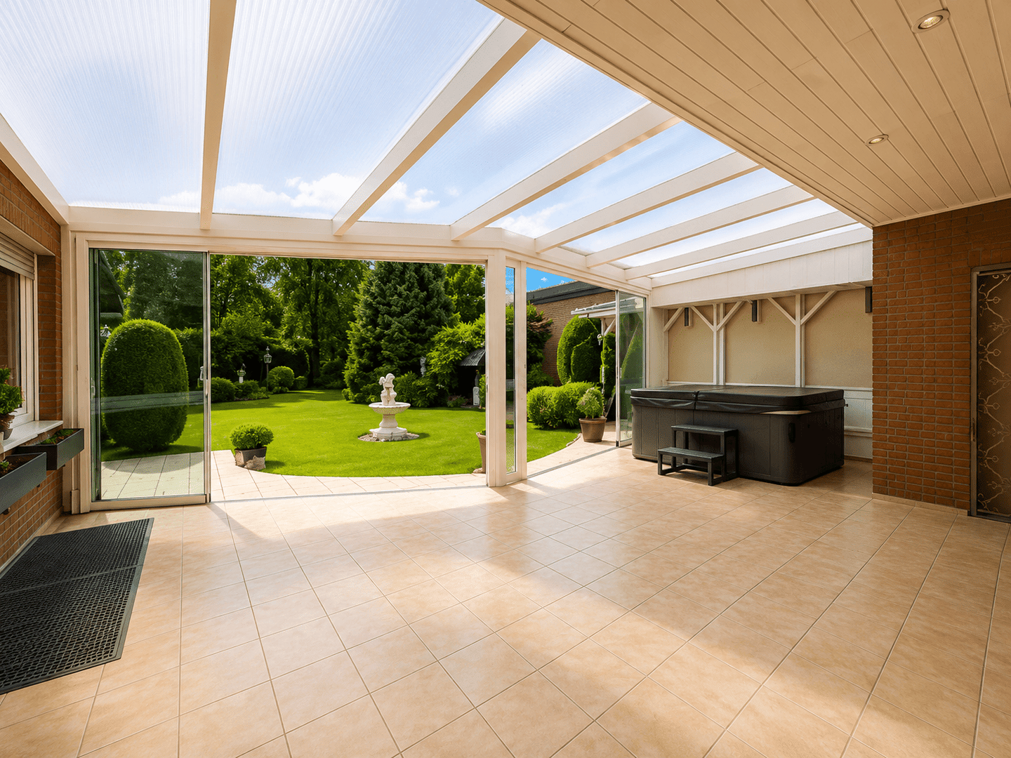Bungalow mit Wintergarten, Whirlpool und traumhaftem Garten in Bergheim- Mitte, 50126 Bergheim