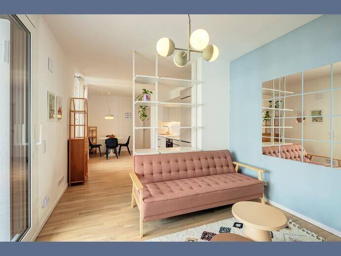 Möbliert: Neubau-Erstbezug im Münchner Osten, 81735 München (Berg am Laim Ramersdorf-Perlach Trudering-Riem)