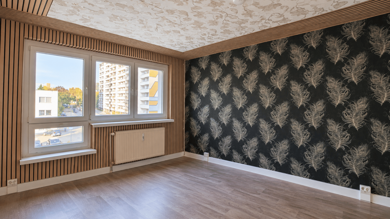 3-Raum-Wohnung mit besonderem Wanddesign und Gestaltungsspielraum, 39126 Magdeburg (Barleber See Gewerbegebiet Nord Industriehafen Neustädter See Rothensee)