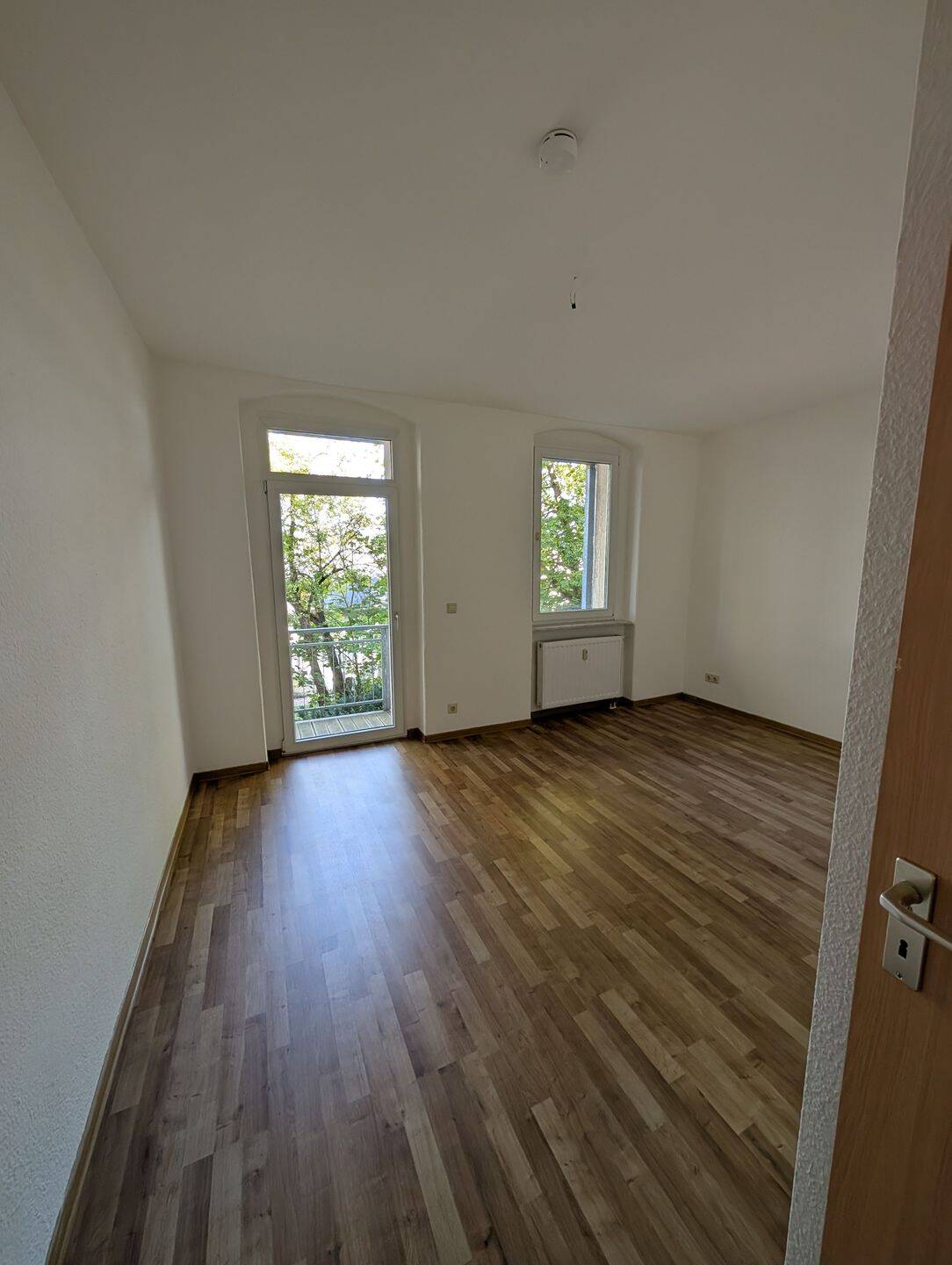 Frisch renovierte 2-Zimmer-Wohnung mit überdachtem Balkon und Blick ins Grüne, 6110 Halle (Saale) (Damaschkestraße Gesundbrunnen Innenstadt Lutherplatz Saaleaue)
