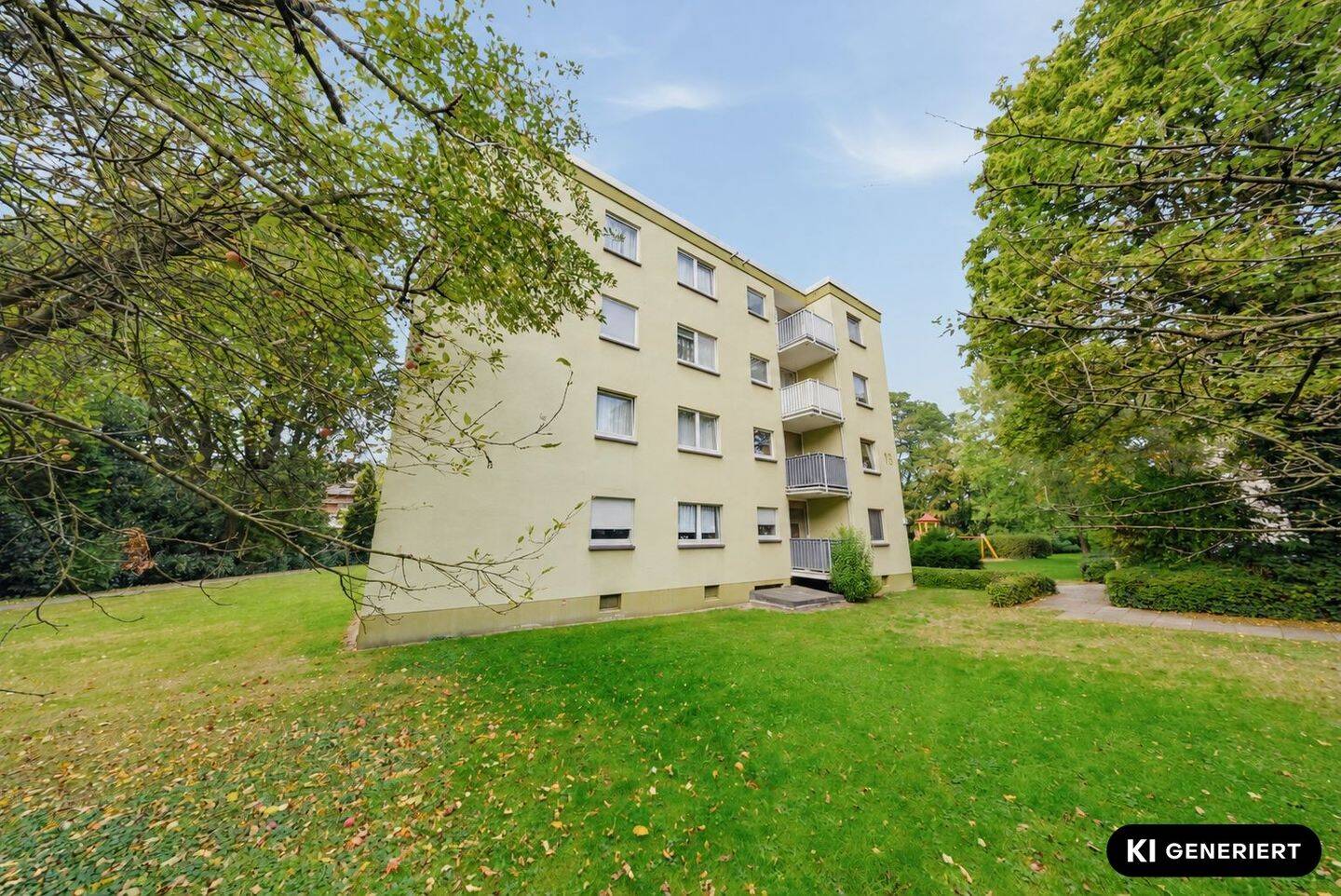 Gepflegte 2-Zimmer Erdgeschosswohnung (53m²) mit Balkon in familienfreundlicher Lage, 51377 Leverkusen (Alkenrath Manfort Schlebusch Steinbüchel)