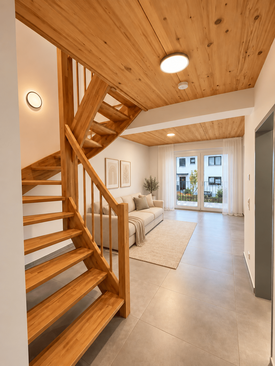 Modernes Wohnen auf zwei Ebenen – hochwertige 4-Zimmer-Wohnung mit Balkon in Merching, 86504 Merching