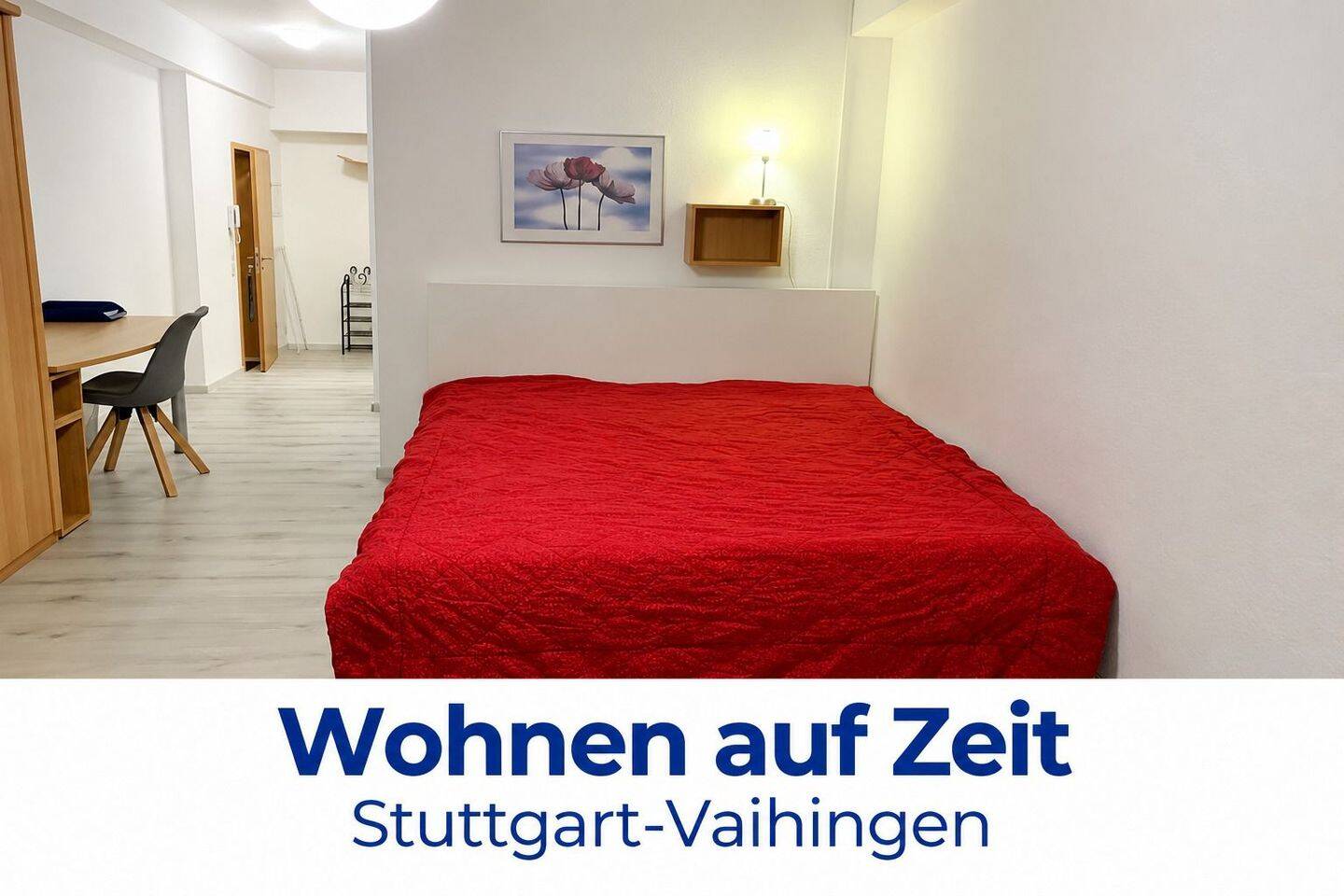 1-Zimwhg. Stuttgart Vaihingen – Wohnen auf Zeit ab 1 Monat, 70565 Stuttgart (Dürrlewang Fasanenhof Möhringen Rohr Vaihingen)