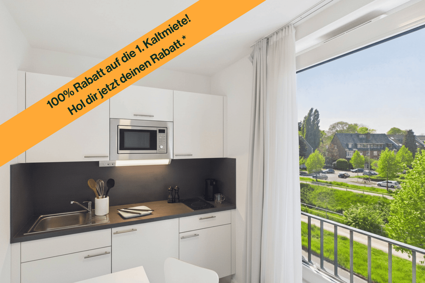 Möbliertes all-Inclusive Apartment in Düsseldorf | Comfort Studio, 40239 Düsseldorf (Düsseltal Mörsenbroich)