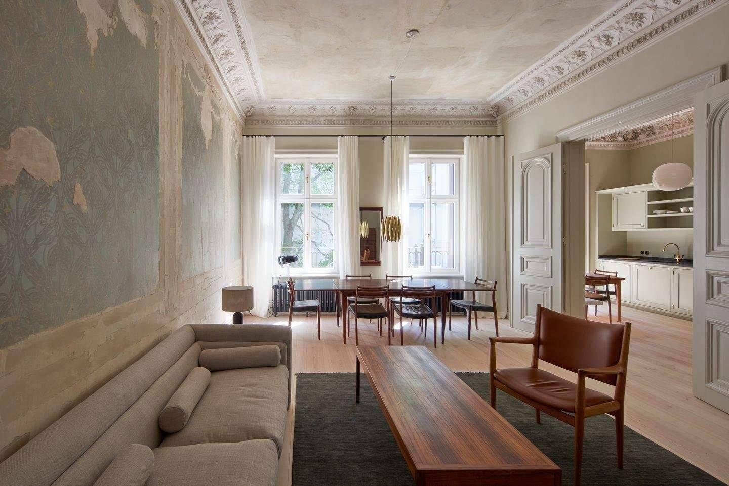 Komplett möblierte wunderschöne Zwei-Zimmerwohnung mit Balkon W12.01, 20148 Hamburg (Eimsbüttel Harvestehude Rotherbaum)