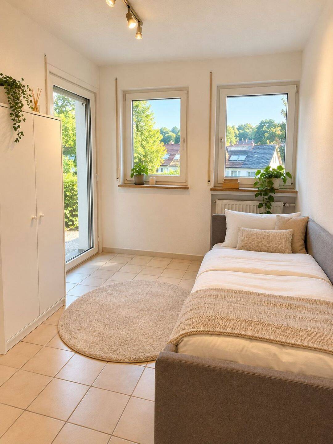 Vollmöbliertes Studioapartment mit Balkon und Aussicht über Stuttgart, 70186 Stuttgart (Ost)