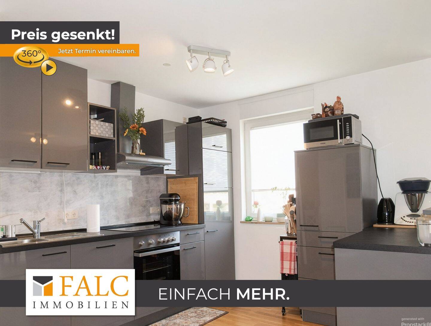 Einfach Mehr: Aufzug zur TOP-2-Zimmer-Wohnung. 2 Balkone. EBK, Keller, TG im Kaufpreis inklusive., 93077 Bad Abbach