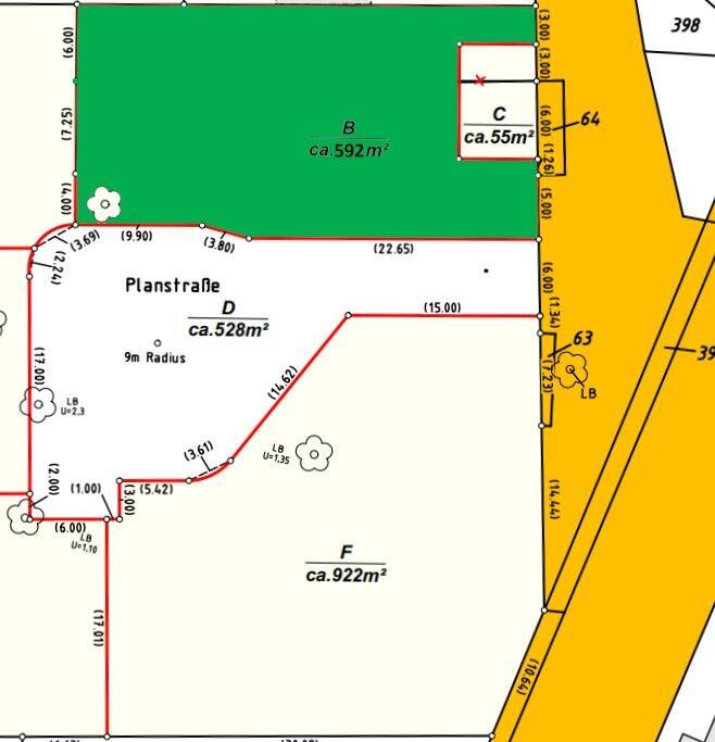 Baugrundstück für Ein- oder Mehrfamilienhausbebauung mit bis zu 380m² WNFL, 53604 Bad Honnef