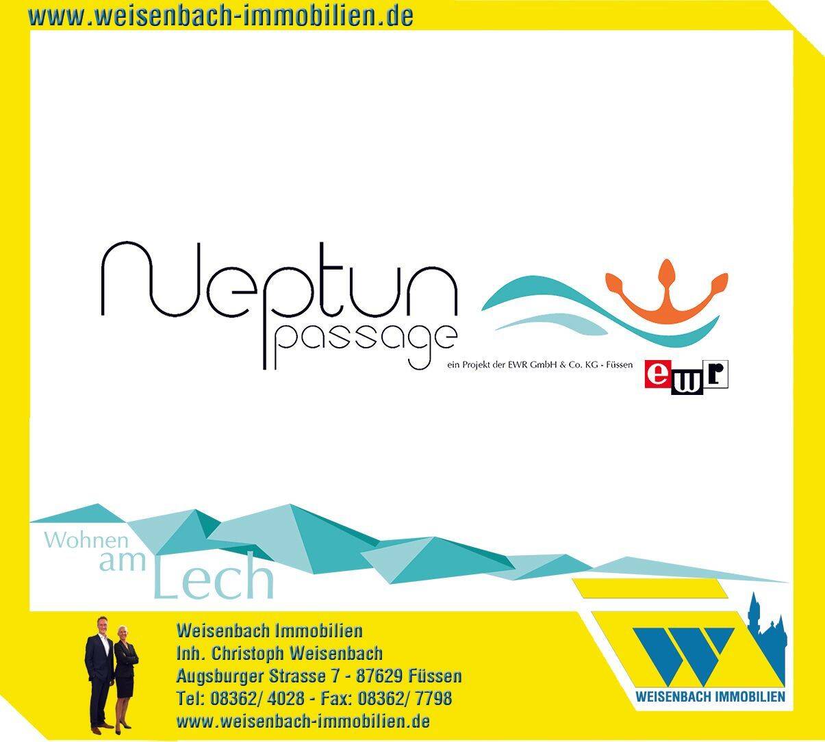 Die Neptunpassage. Ein hochwertiger Wohntraum im Herzen der Füssener Altstadt, 87629 Füssen