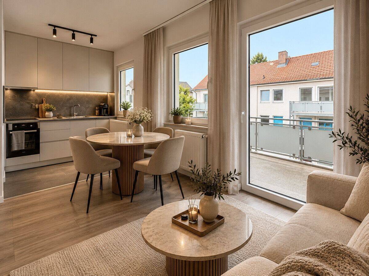 Frisch Sanierte 3-Zimmer-Wohnung mit Balkon in zentraler Lage von Minden!, 32427 Minden