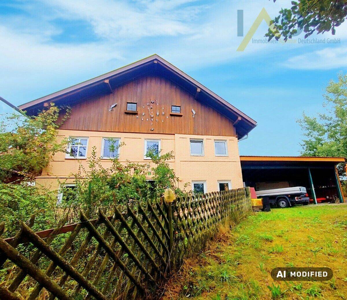 HOBBYGRUNDSTÜCK mit altem Bauernhaus, Stall und großer Garage, 94094 Rotthalmünster