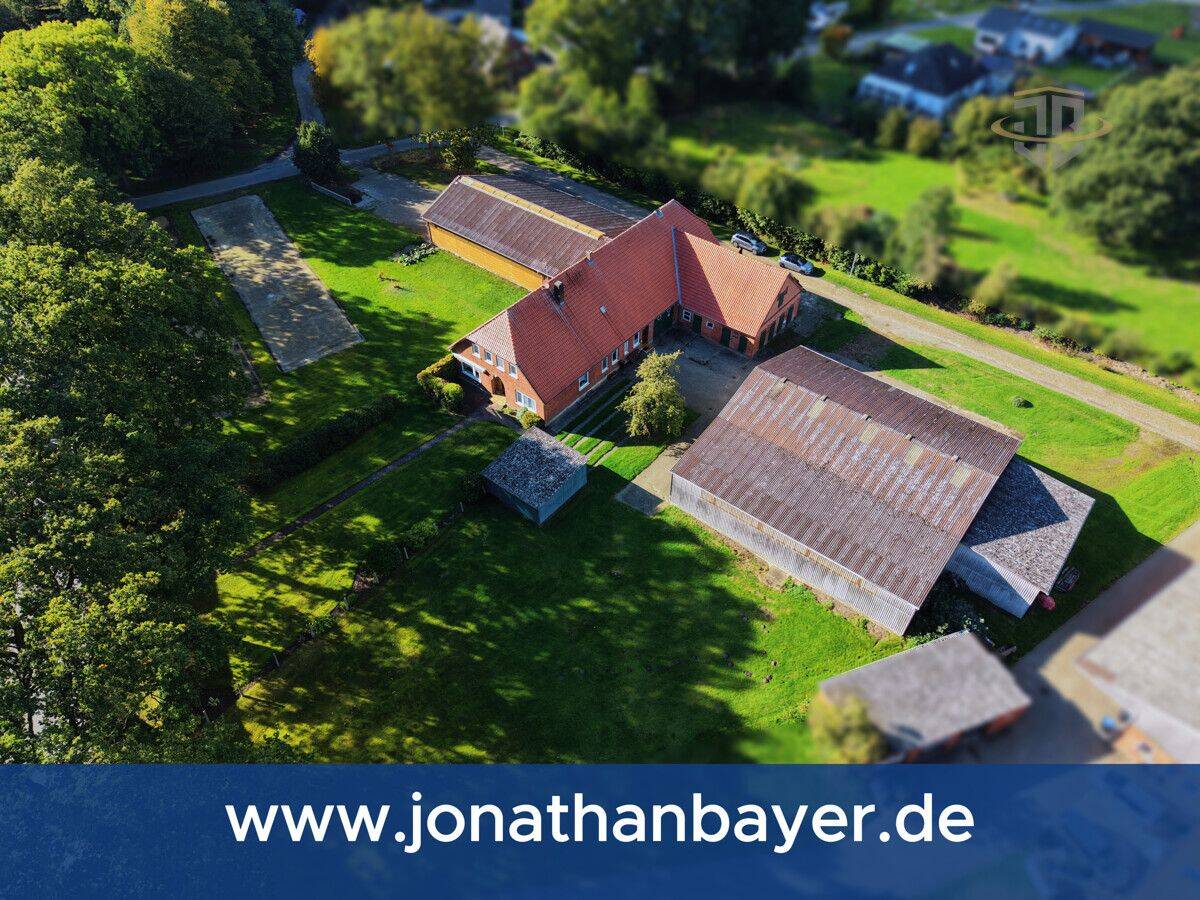 Resthof mit Wohnhaus, Boxenlaufstall und Wirtschaftsgebäude auf 5.495 m² Grundstück, 27619 Schiffdorf