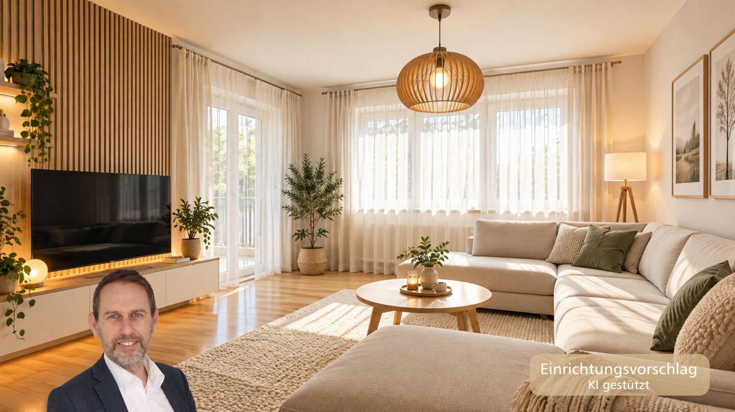 Wohnen am Ringelbach: Gepflegte 4-Zimmer-Wohnung mit großem Balkon und Blick ins Grüne, 72762 Reutlingen