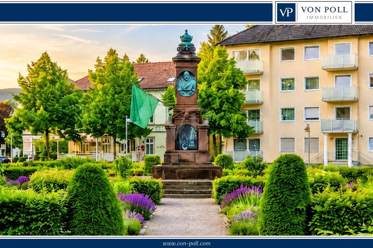 Stilvolles Wohnen mit besonderem Flair im Herzen des Kurortes – attraktive Eigentumswohnung am Kaiserplatz, 31812 Bad Pyrmont