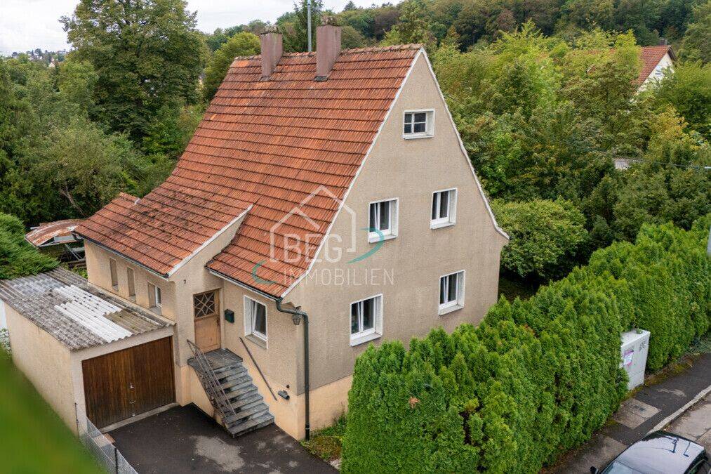 Aus Alt mach Traumhaus – 1.000 m² Grundstück am Bach in Uhingen, 73066 Uhingen