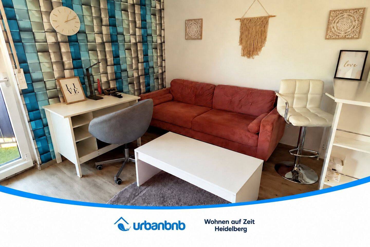 Wohnen auf Zeit Heidelberg-Kirchheim – Studio mit Balkon, 69124 Heidelberg (Kirchheim Pfaffengrund)