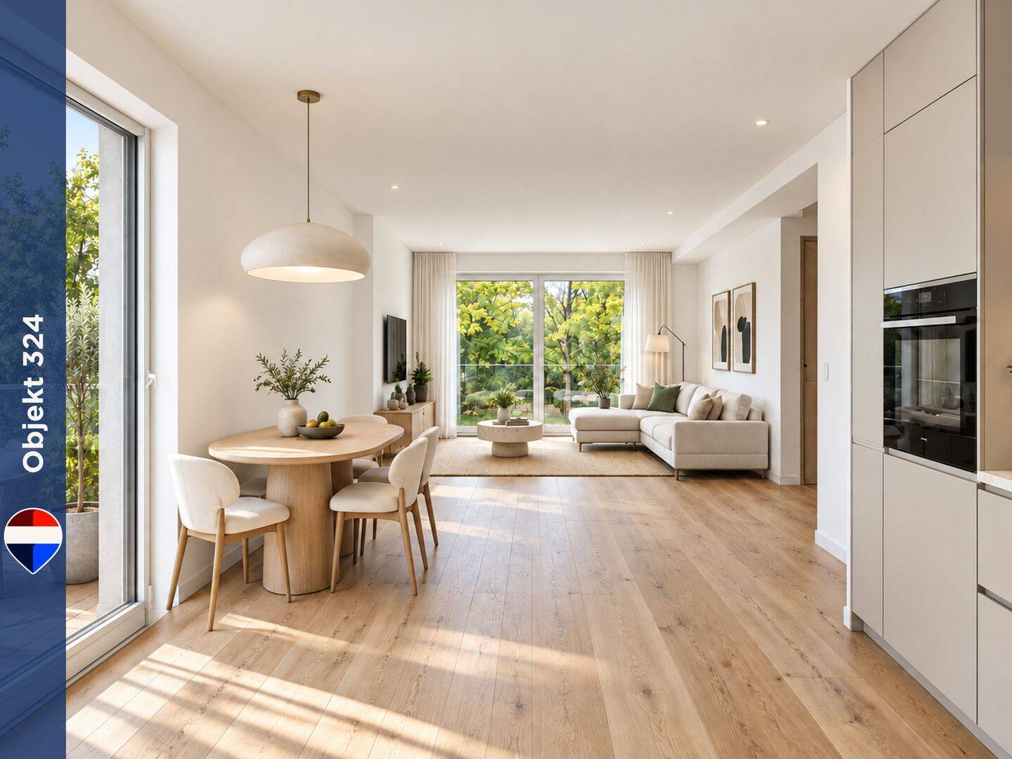 2-Zimmer-Neubau mit Balkon, Terrasse & Privatgarten, 82256 Fürstenfeldbruck