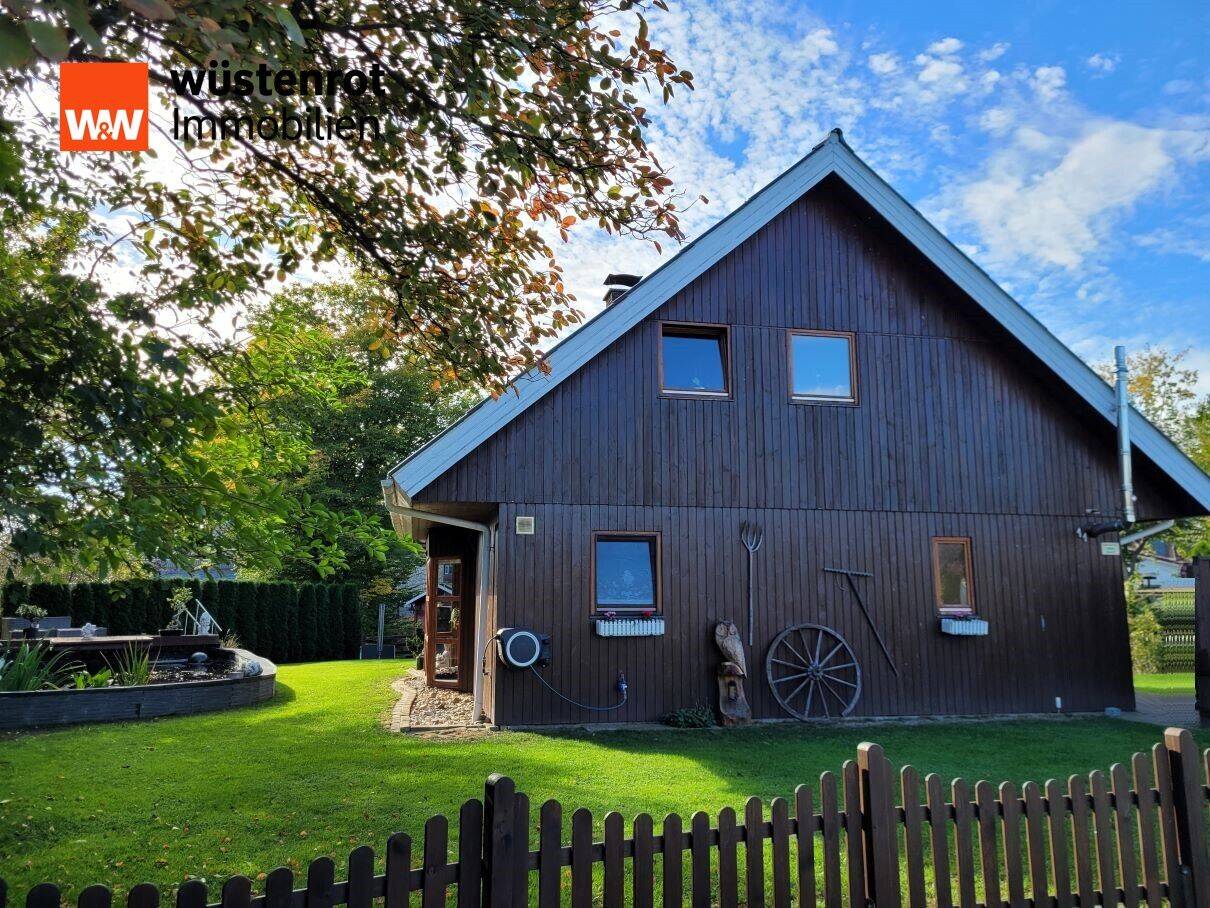 Ökologisches Wohnen! Traumhaftes Holzhaus in ruhiger Sackgassenendlage, nah an der Elbe gelegen, 21380 Artlenburg
